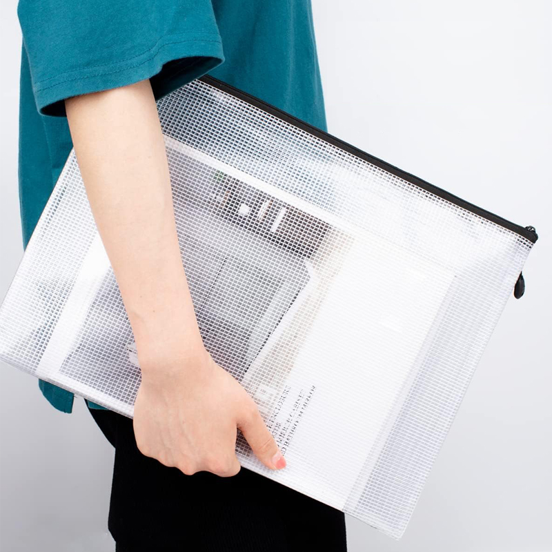 Mesh Zipper Storage Bag Docume - Portfolio Folder Zip recension och pris