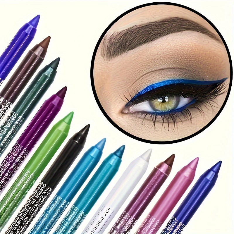 1pcs Waterproof Eyeliner Set w - Highlighter Set Pastel recension och pris