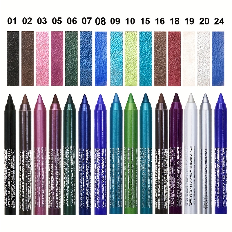 1pcs Waterproof Eyeliner Set w - Highlighter Set Pastel recension och pris