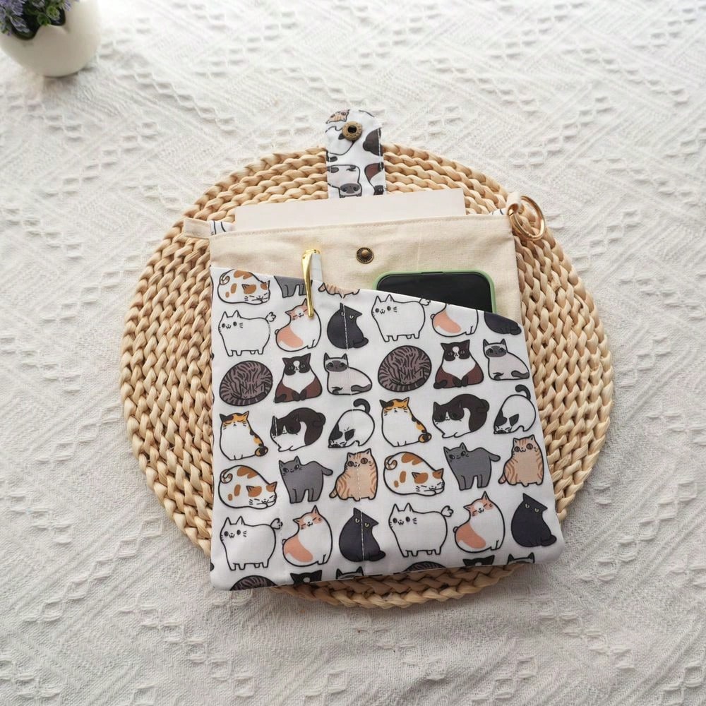 1PC Mellow Cat Canvas Book Bag - Ideal Stationery & Office Supply recension och pris