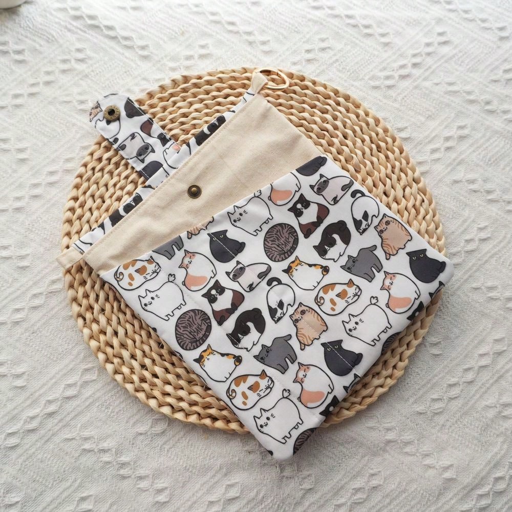 1PC Mellow Cat Canvas Book Bag - Ideal Stationery & Office Supply recension och pris