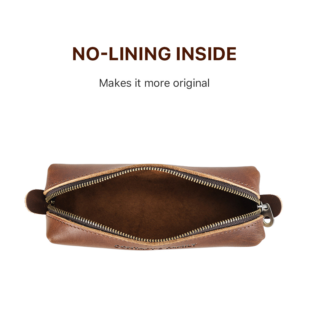 Retro Leather Pencil Case High - Office Stationery Supply Business recension och pris