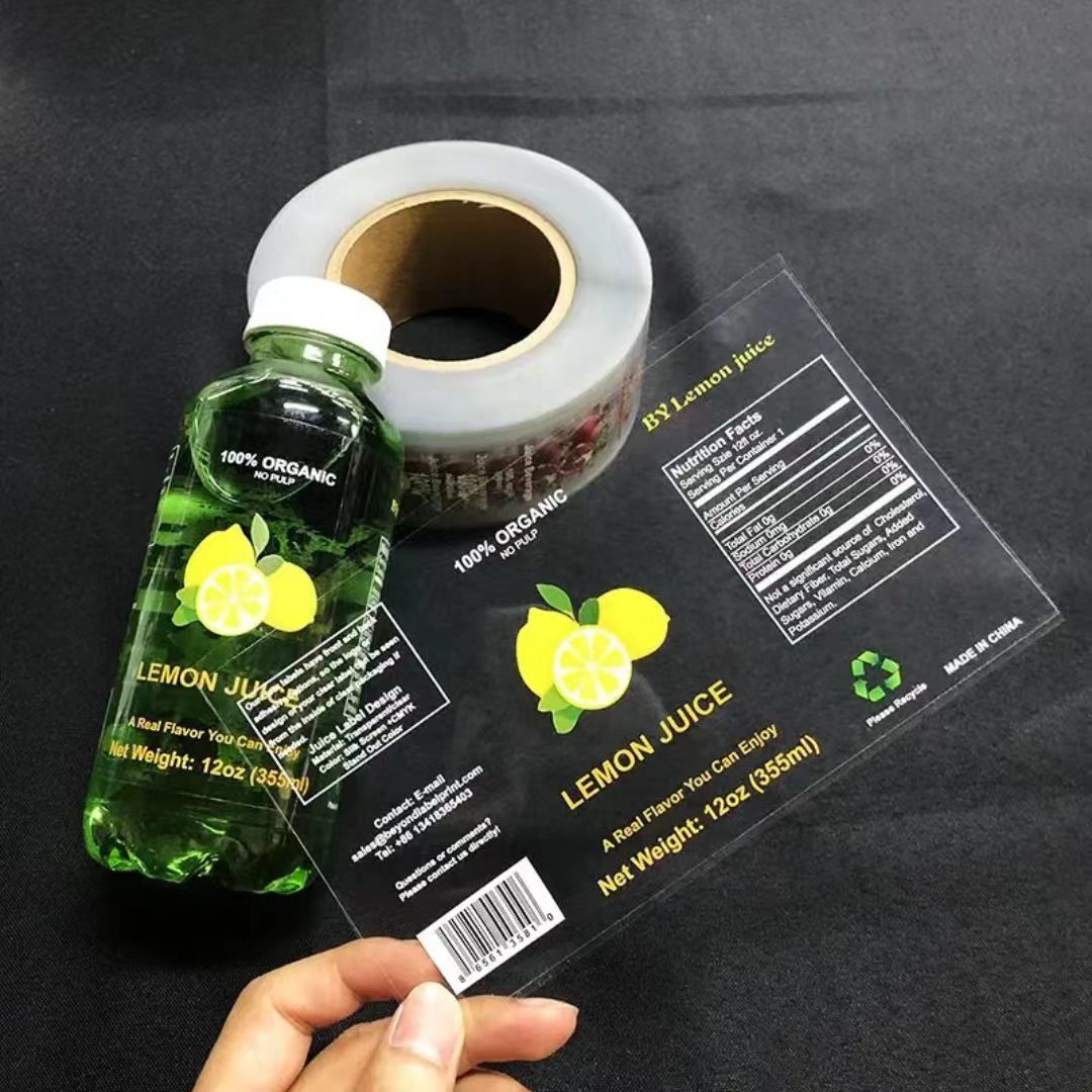 Custom Printed Transparent BOP - Sticker Label Roll recension och pris