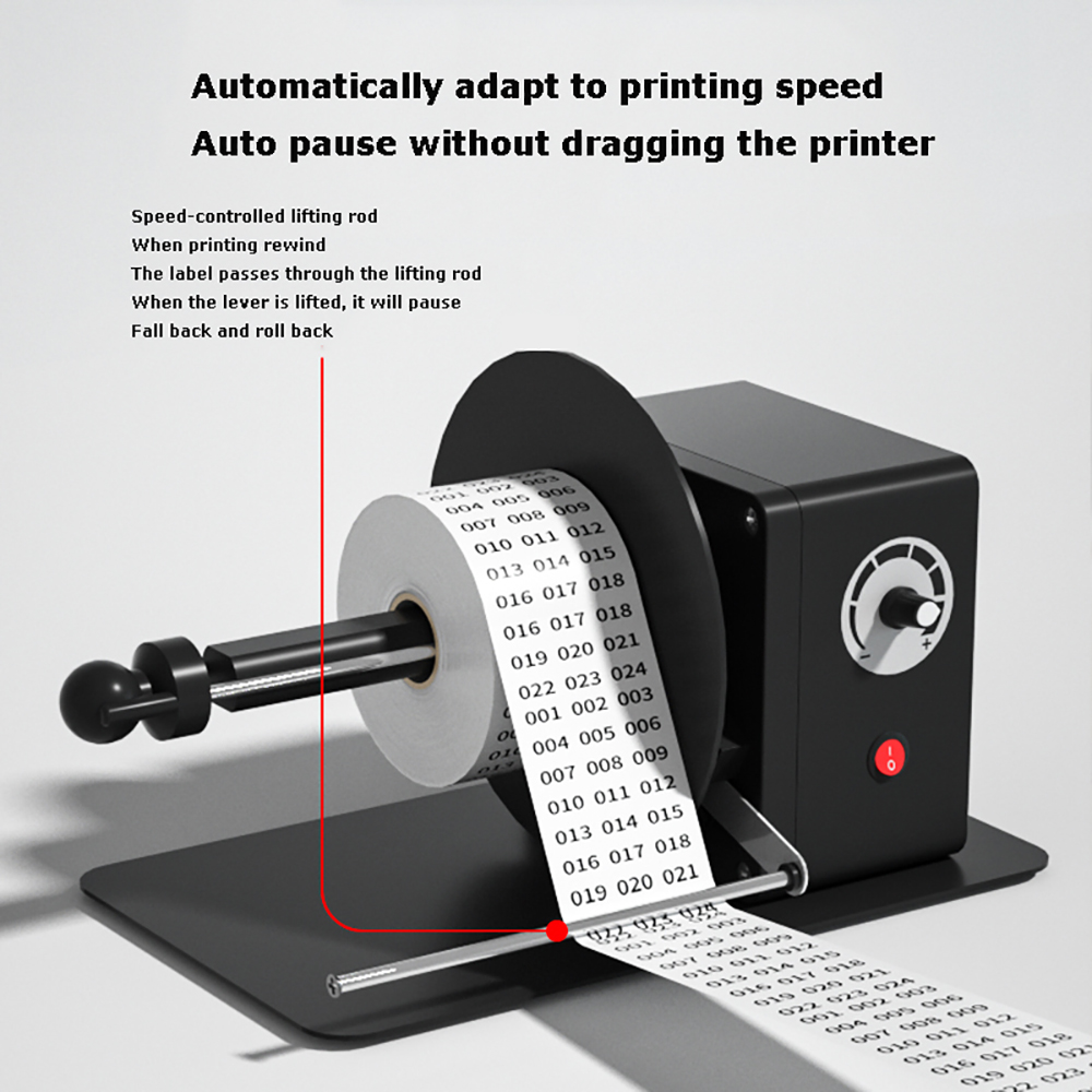 Automatic Label Rewinder Bi-di - Sticker Label Roll recension och pris