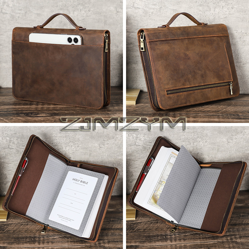 Retro Leather Notebook Cover C - Office Stationery Supply Business recension och pris