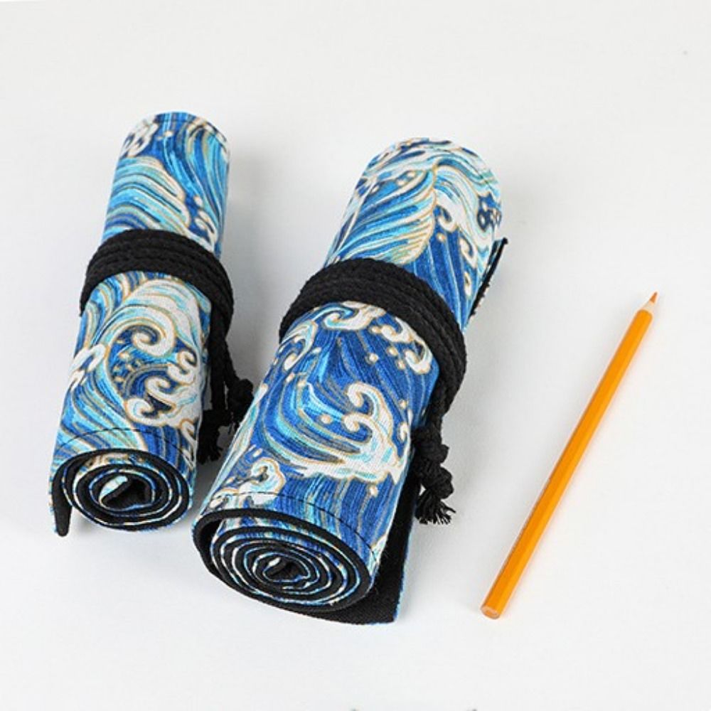 12/24/36/48/72 Holes Canvas Ro - Pen Pouch Roll recension och pris