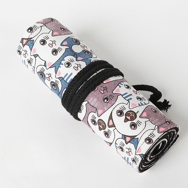 72 Slots School Pencil Case Ro - Pen Pouch Roll recension och pris