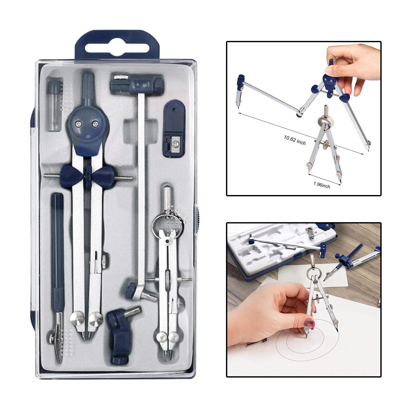 7Pcs Geometry Set , Geometry P - Compass Geometry Set recension och pris