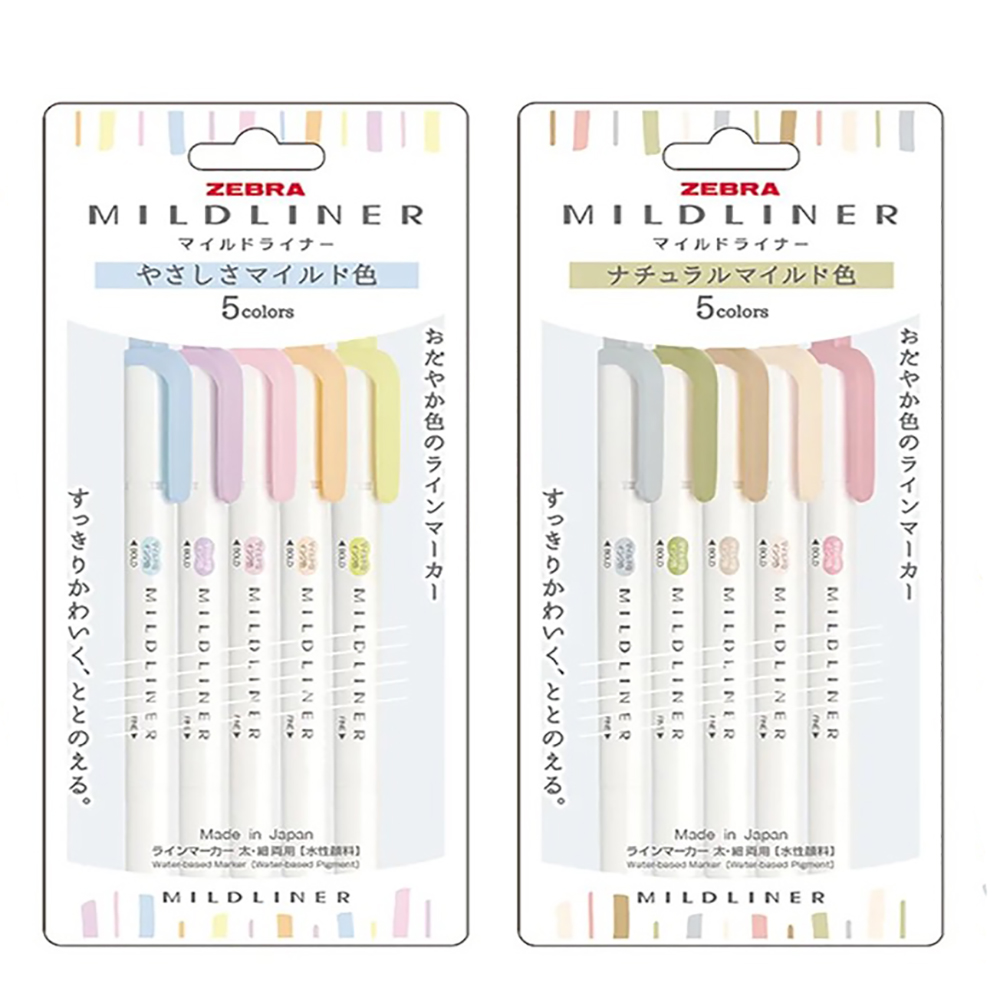Japan ZEBRA Highlighters Pen s - Highlighter Set Pastel recension och pris