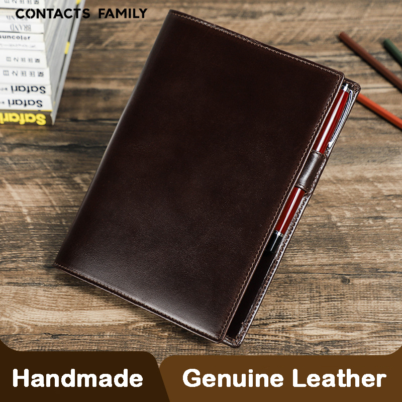Genuine Leather Handmade A5 La - Office Stationery Supply Business recension och pris