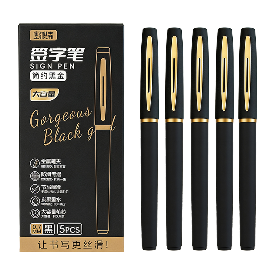 5Pcs/Pack Large Capacity Gel P - Office Stationery Supply Business recension och pris