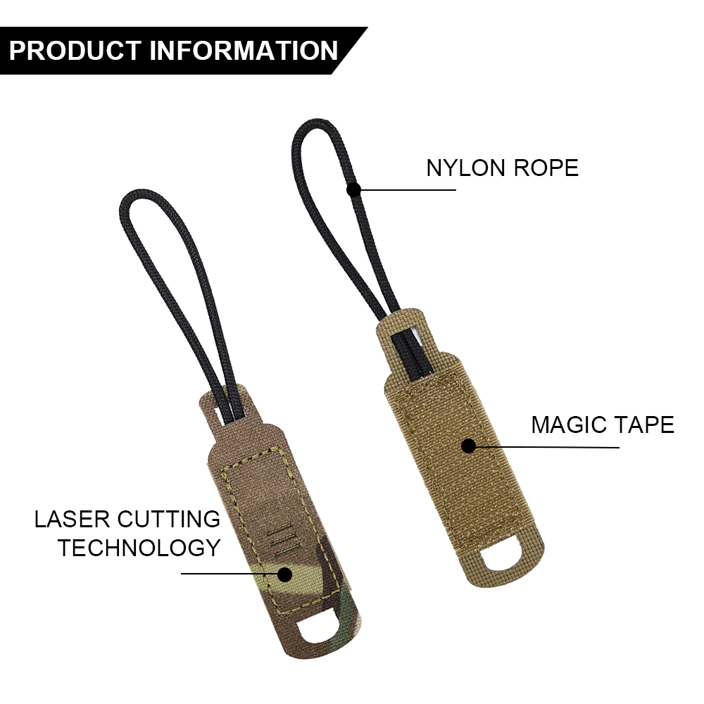 Tactical Zipper Pulls Hook and - Portfolio Folder Zip recension och pris