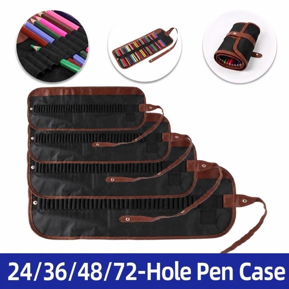 24/36/48/72 Slots Roll Up Penc - Pen Pouch Roll recension och pris
