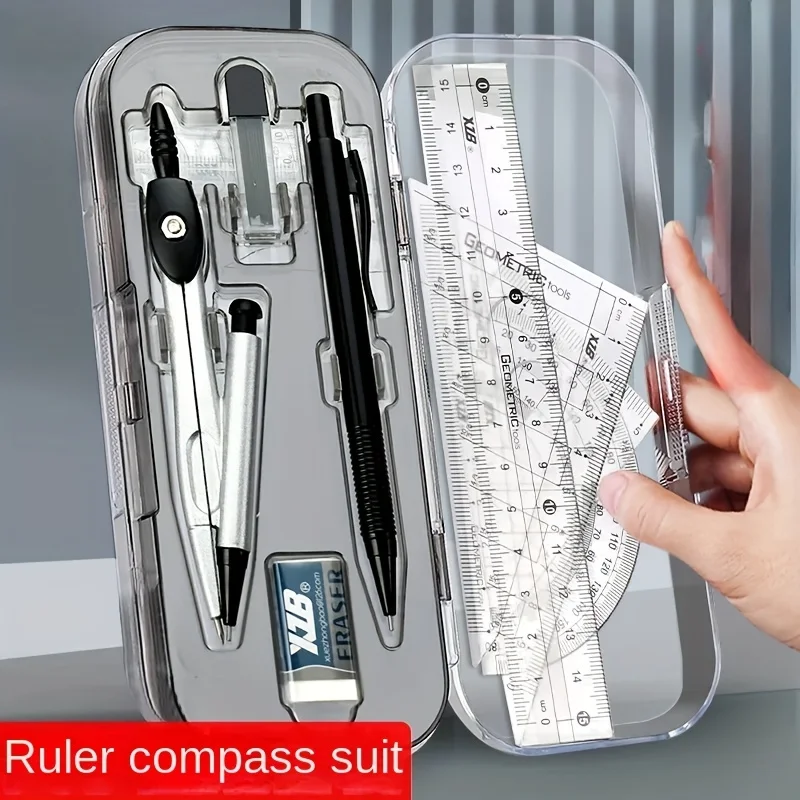 8-in-1 Mathematical Geometry K - Compass Geometry Set recension och pris