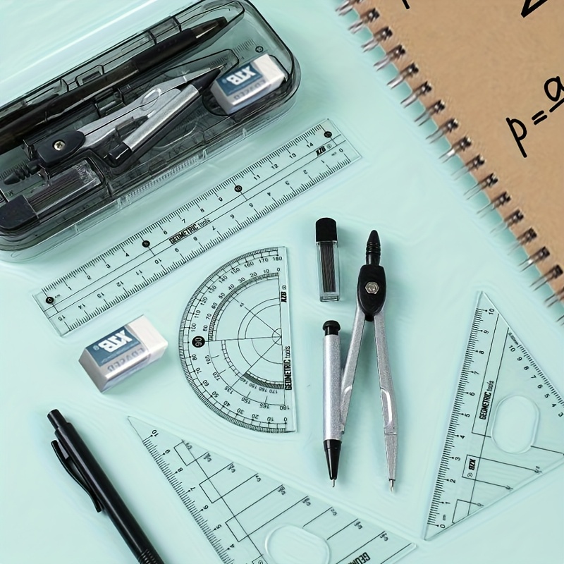 8-in-1 Mathematical Geometry K - Compass Geometry Set recension och pris