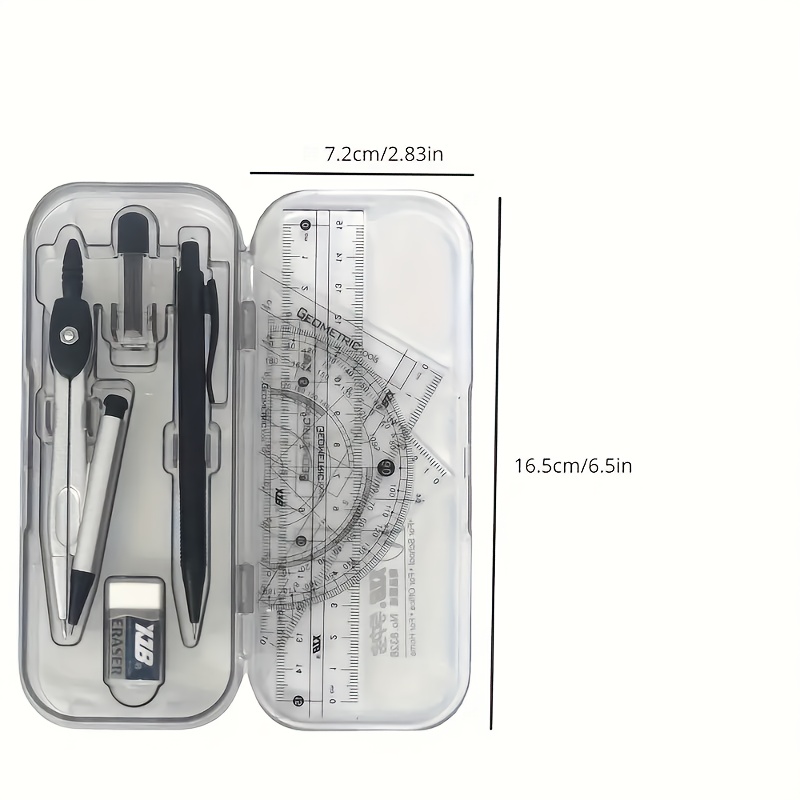 8-in-1 Mathematical Geometry K - Compass Geometry Set recension och pris