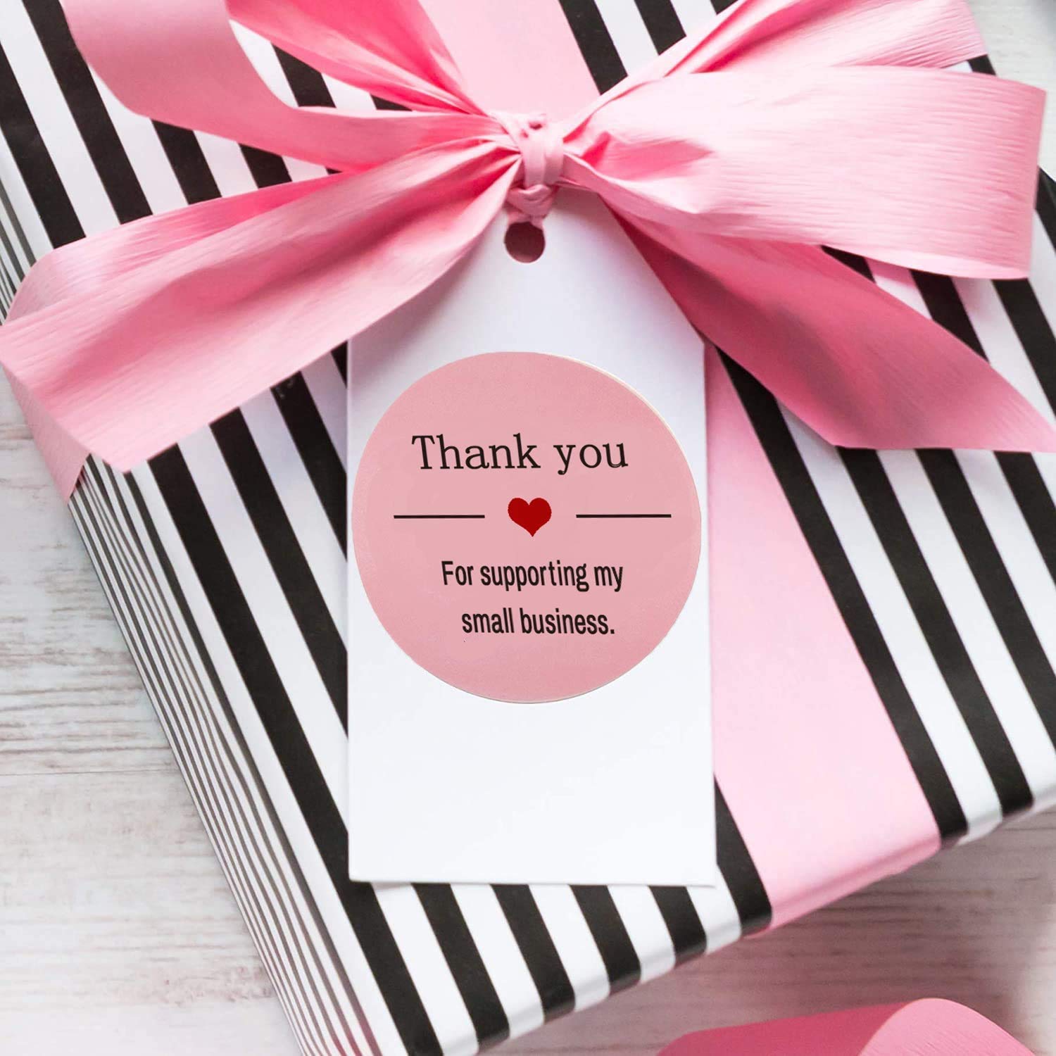 Thank You for Supporting My Sm - Sticker Label Roll recension och pris