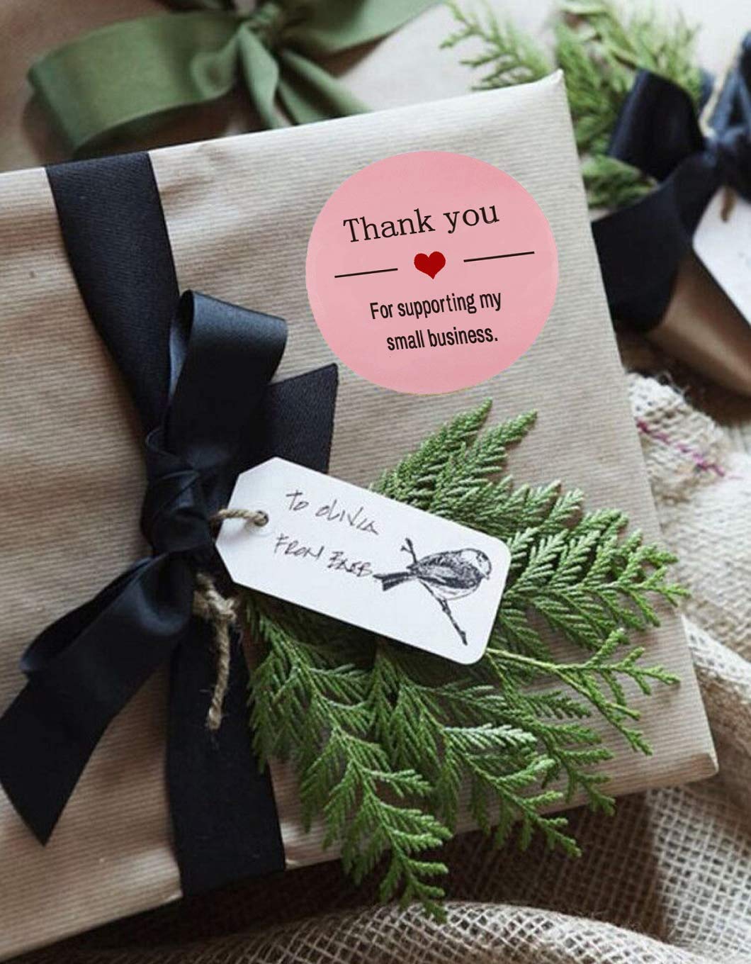 Thank You for Supporting My Sm - Sticker Label Roll recension och pris