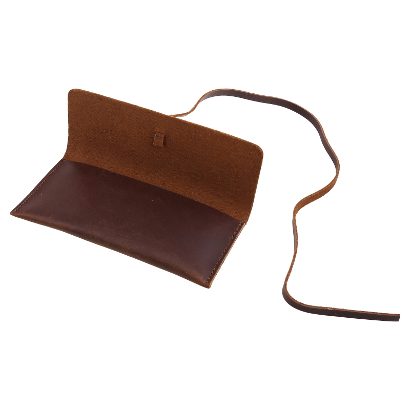 Handmade Cowhide Leather Pen B - Pen Pouch Roll recension och pris