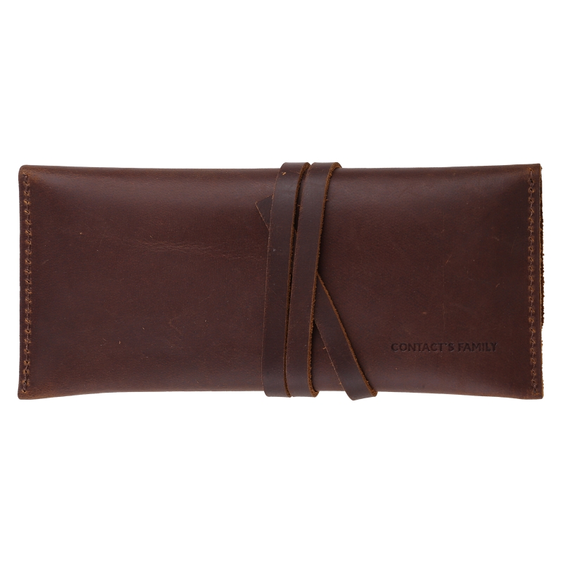 Handmade Cowhide Leather Pen B - Pen Pouch Roll recension och pris