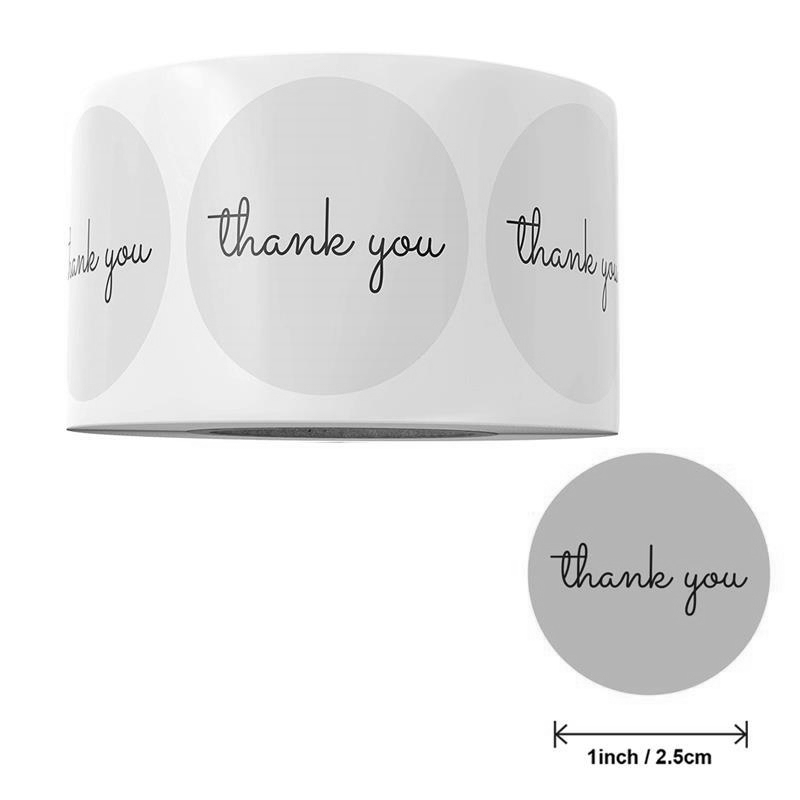 500 Thank You Stickers Roll 25 - Sticker Label Roll recension och pris