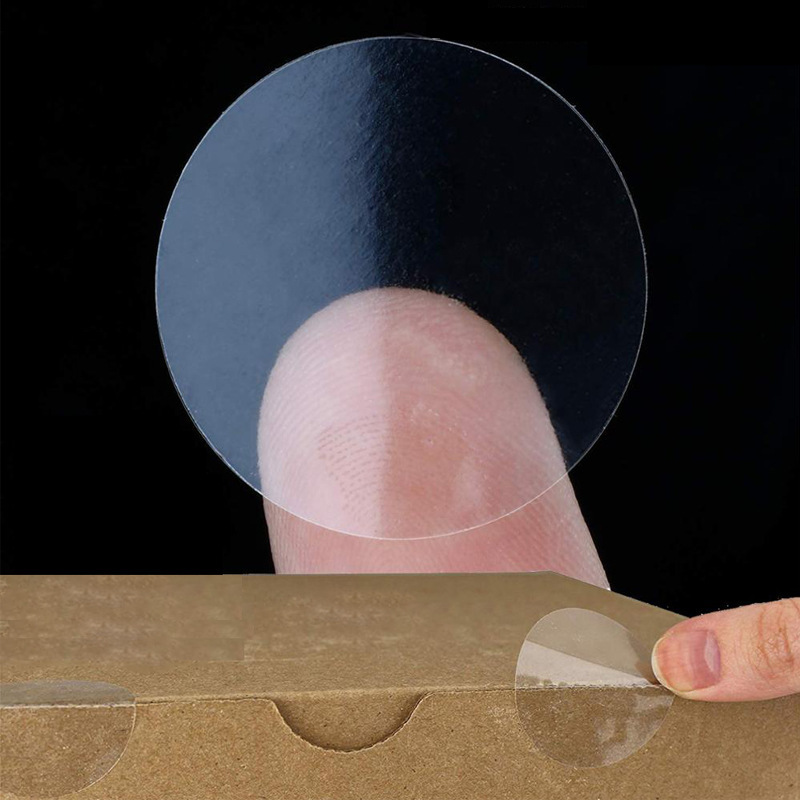 Transparent Circular Sticker S - Sticker Label Roll recension och pris