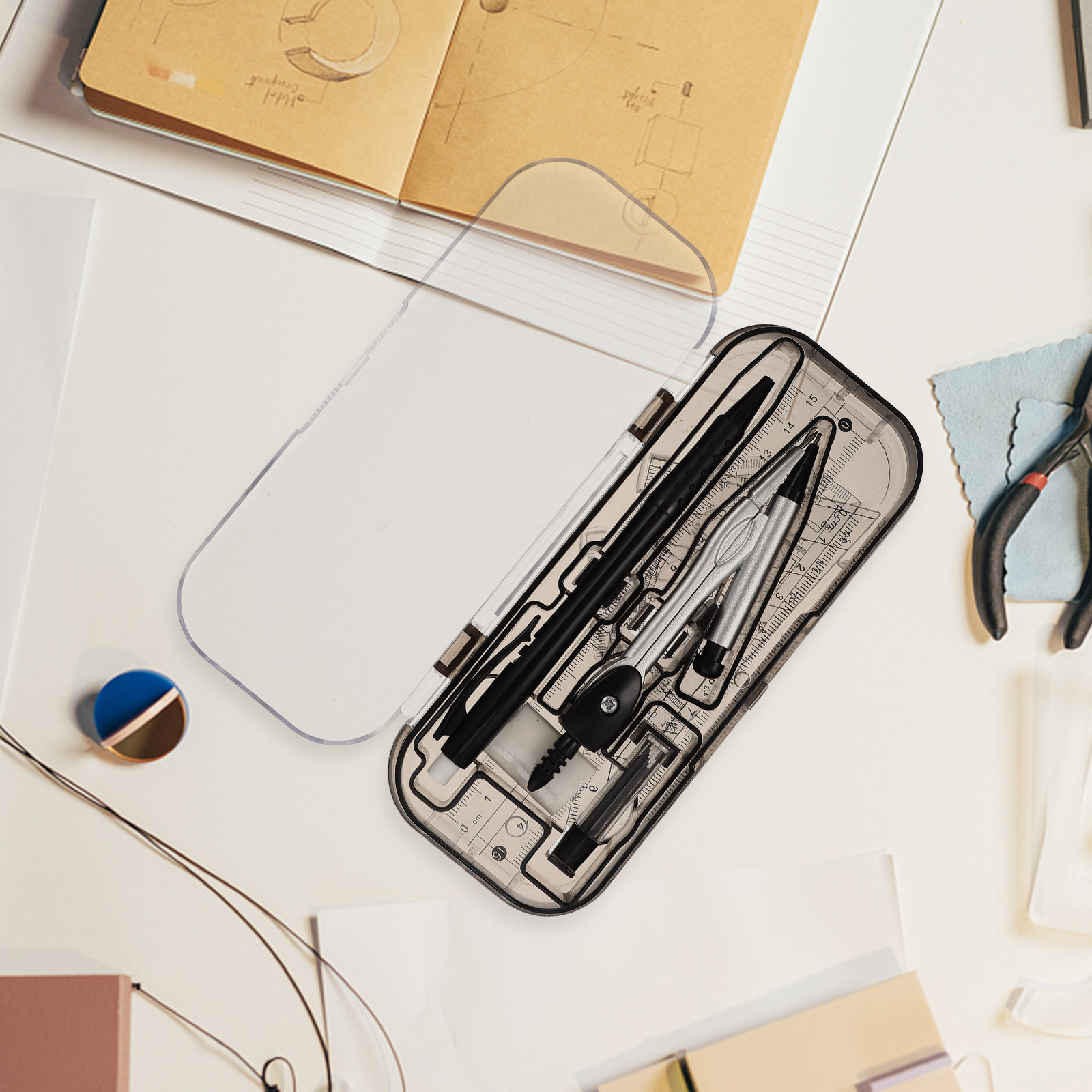 1Set Multifunctional Drafting  - Compass Geometry Set recension och pris