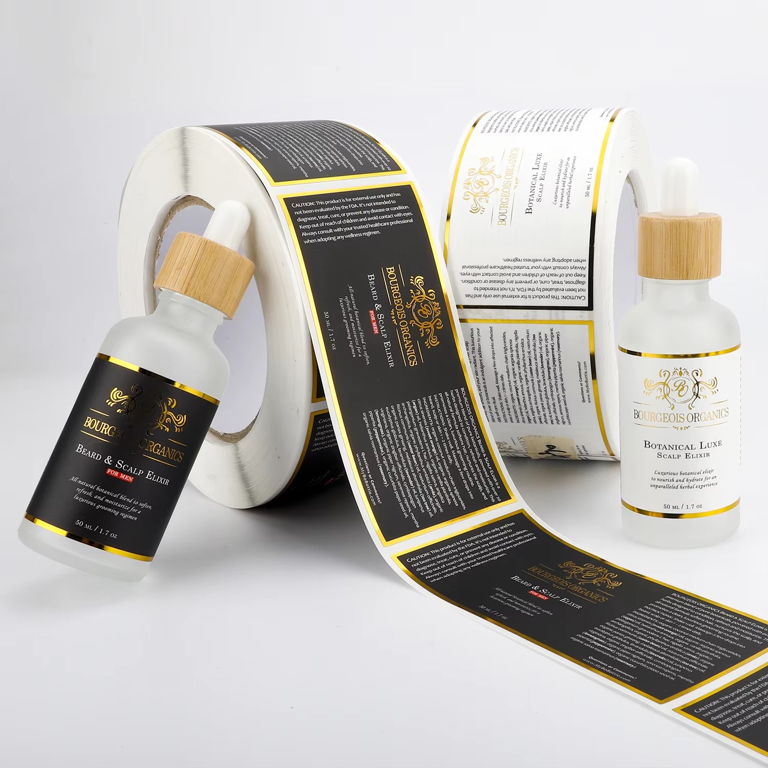 Custom Waterproof | White Viny - Sticker Label Roll recension och pris