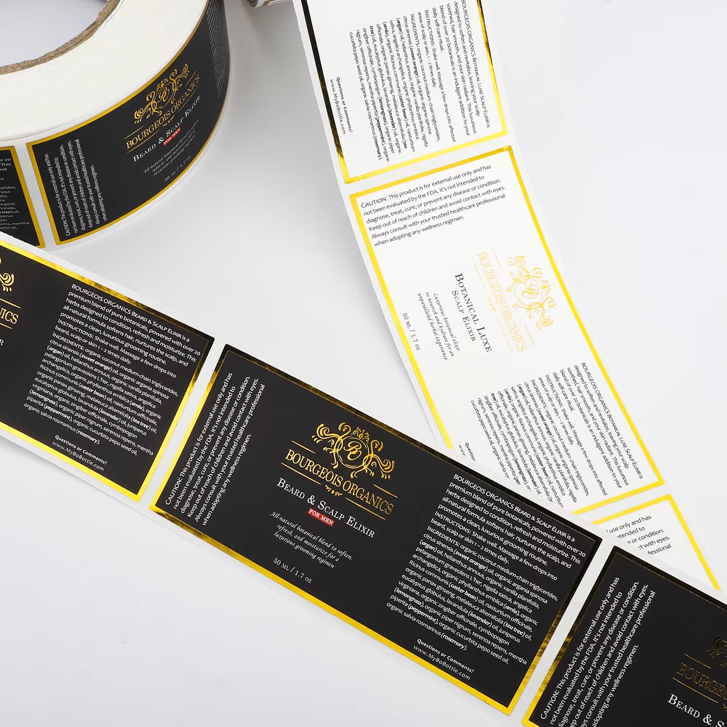 Custom Waterproof | White Viny - Sticker Label Roll recension och pris