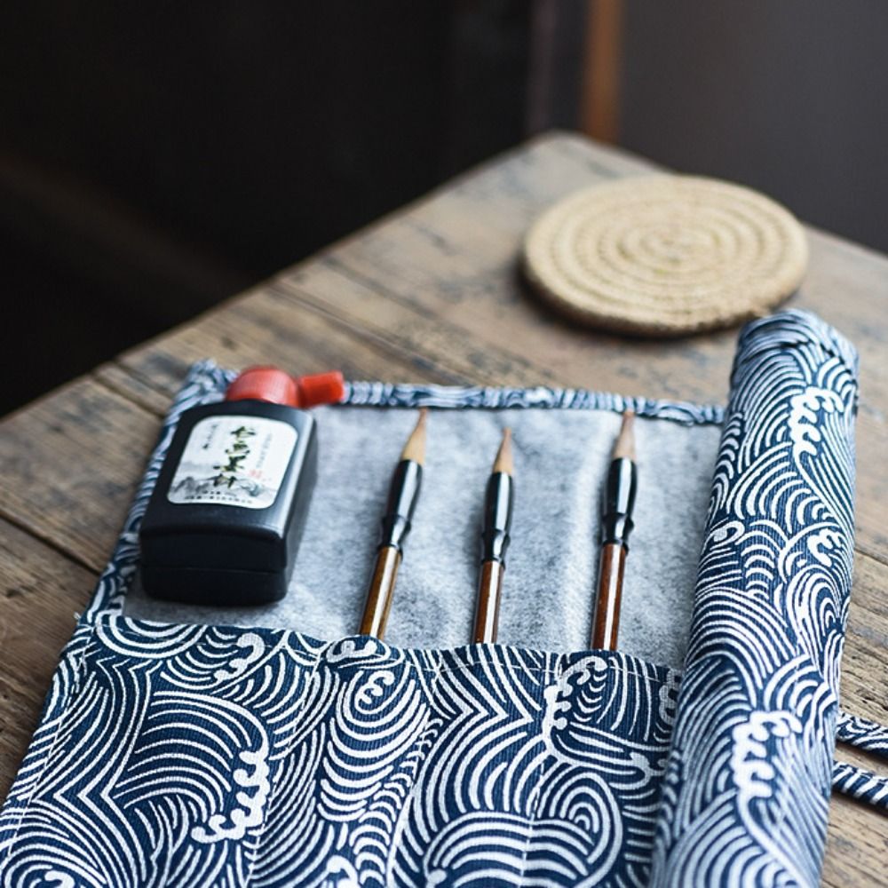 Chinese Style Roll Pen Curtain - Pen Pouch Roll recension och pris
