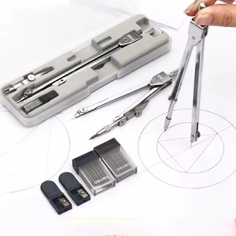 Stainless Steel Multifunctiona - Compass Geometry Set recension och pris
