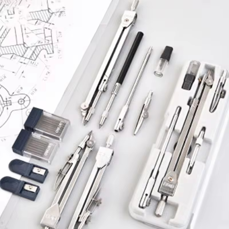 Stainless Steel Multifunctiona - Compass Geometry Set recension och pris