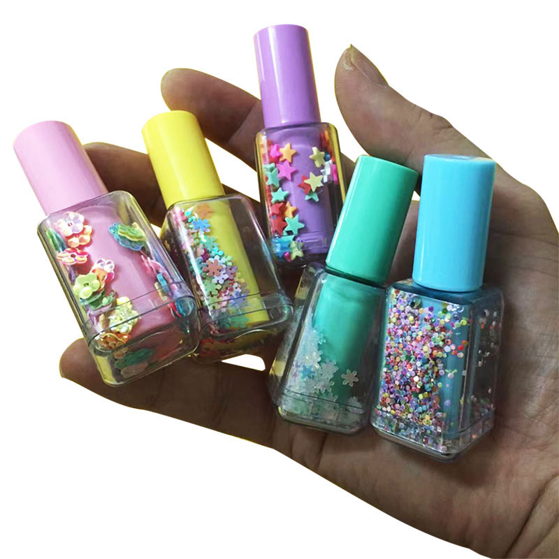 5Pcs Set Mini Sequin Nail Poli - Highlighter Set Pastel recension och pris