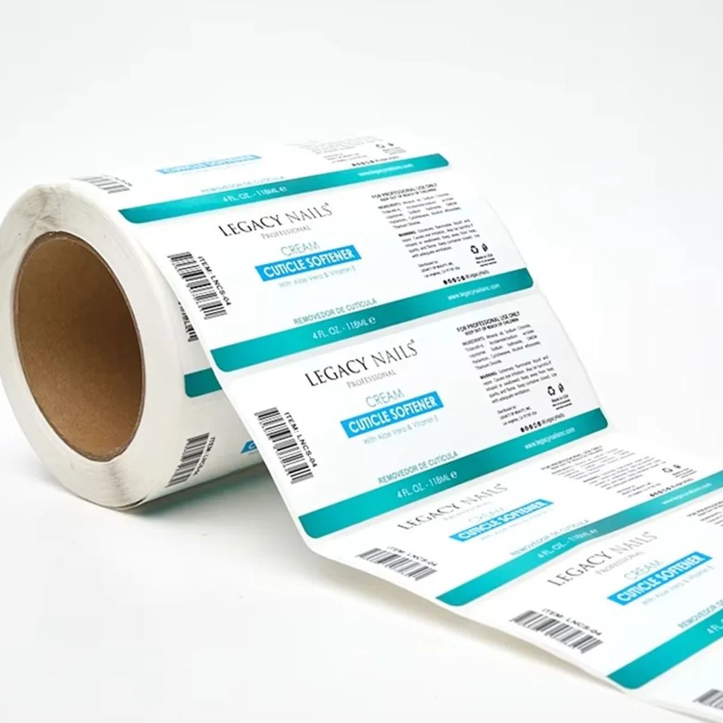 Custom Waterproof Vinyl Label  - Sticker Label Roll recension och pris