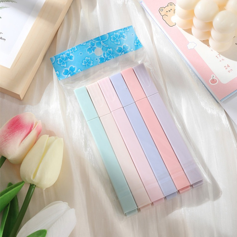 6pcs/set Pastel Color Highligh - Highlighter Set Pastel recension och pris
