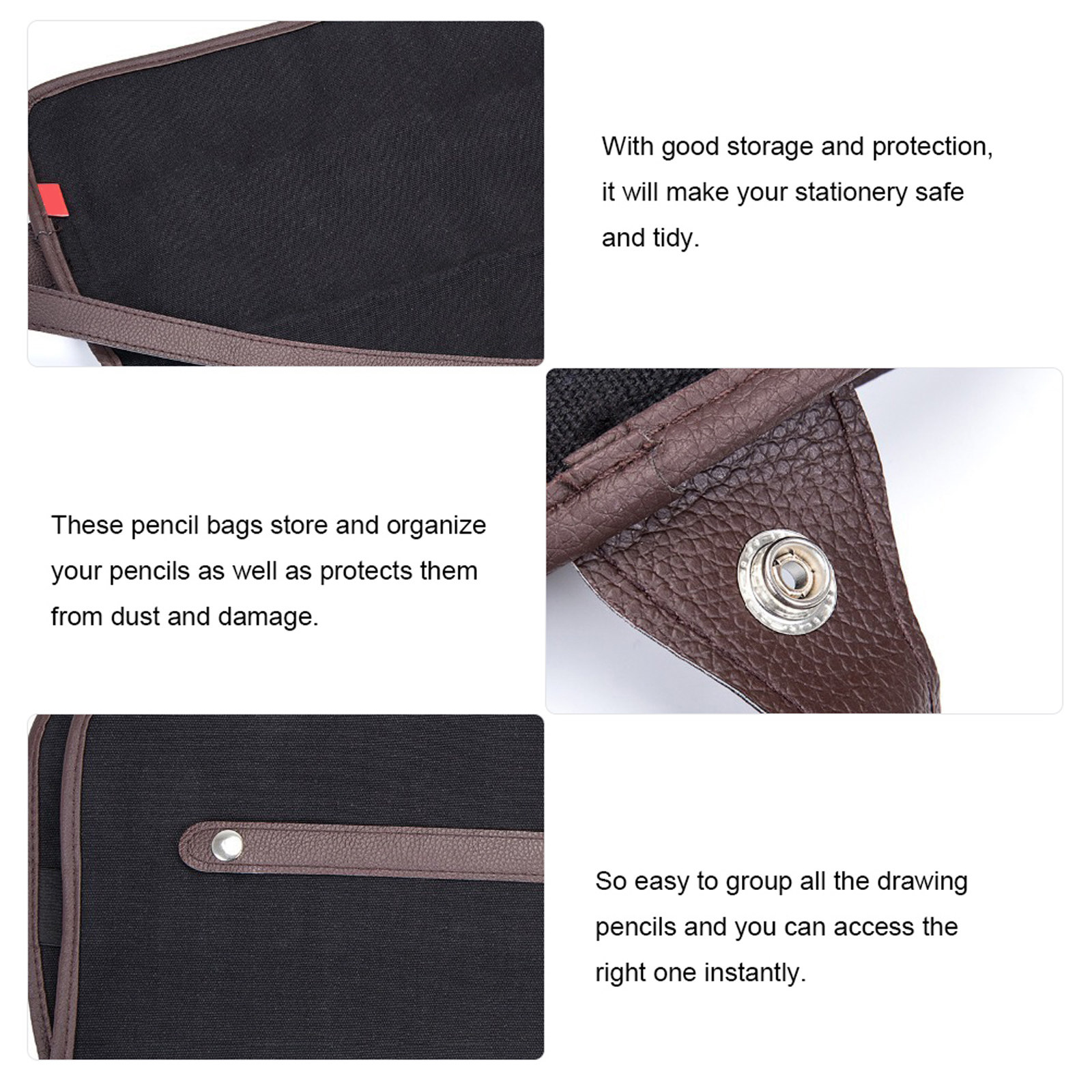 72 Slot Canvas Pencil Roll Up  - Pen Pouch Roll recension och pris