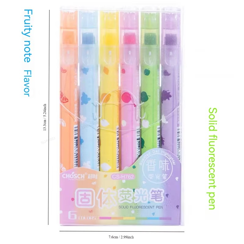 6 Colors/set Pastel Gel Highli - Highlighter Set Pastel recension och pris